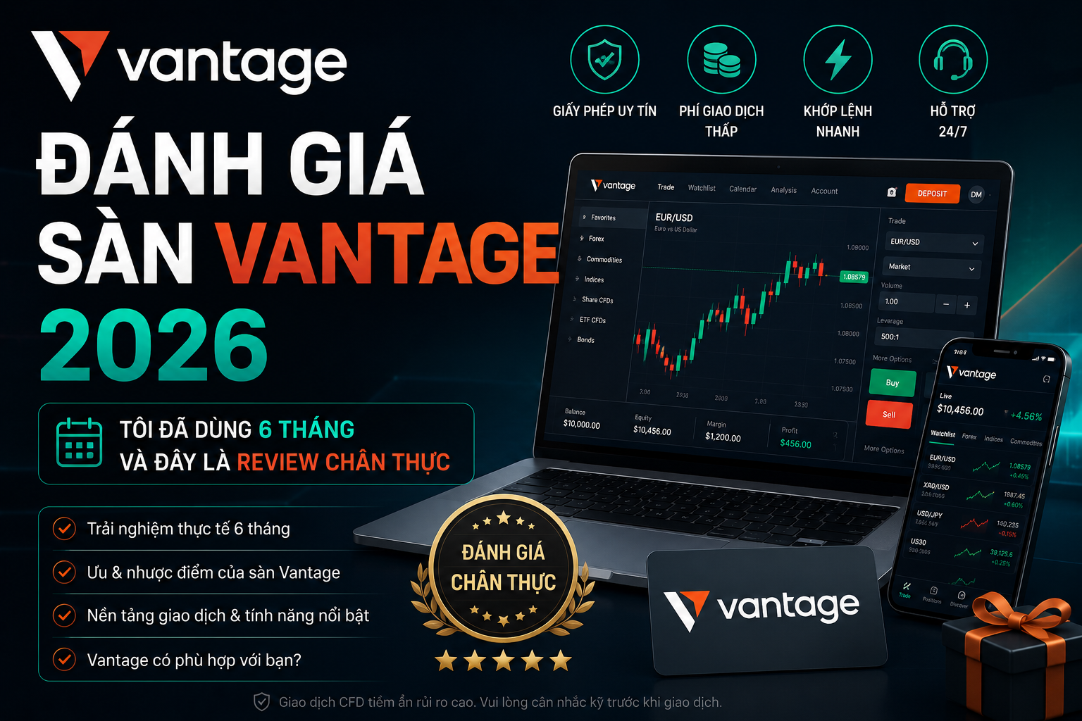 Đánh giá sàn Vantage 2026